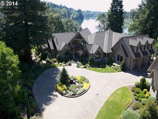 STUNNING WEST LINN WATERFRONT ESTATE Oregon Luxury Homes Mansions