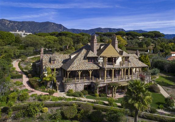 MAJESTIC TUDOR MANSION IN MONTECITO | California Luxury Homes ...