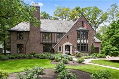 NEWLY COMPLETED RENOVATION OF HANDSOME ENGLISH REVIVAL TUDOR IN A BEAUTIFUL SETTING