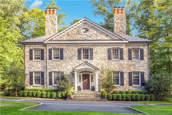 Elegant Custom Stone Georgian Home Connecticut Luxury Homes