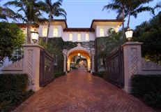 MAJOR GATED AND WALLED PALM BEACH INSPIRED OCEANFRONT ESTATE