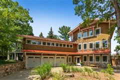 NANTUCKET STYLE HOME ON PRIVATE LAKE MICHIGAN FRONTAGE
