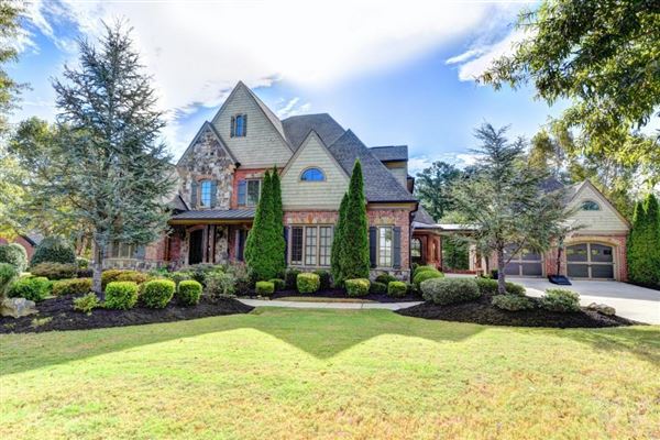 Magnificent Brick And Stone Custom Home Georgia Luxury Homes