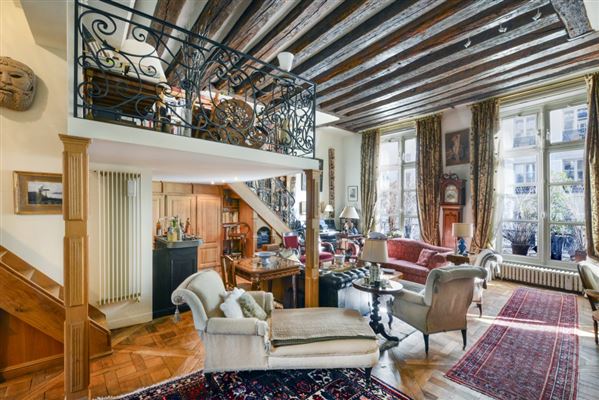 STUNNING PARISIAN DUPLEX WITH RIVER VIEWS | France Luxury Homes | Mansions For Sale | Luxury ...