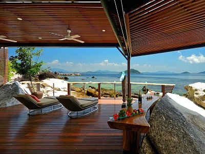 Isla del este casera de lujo de Bedarra, Australia