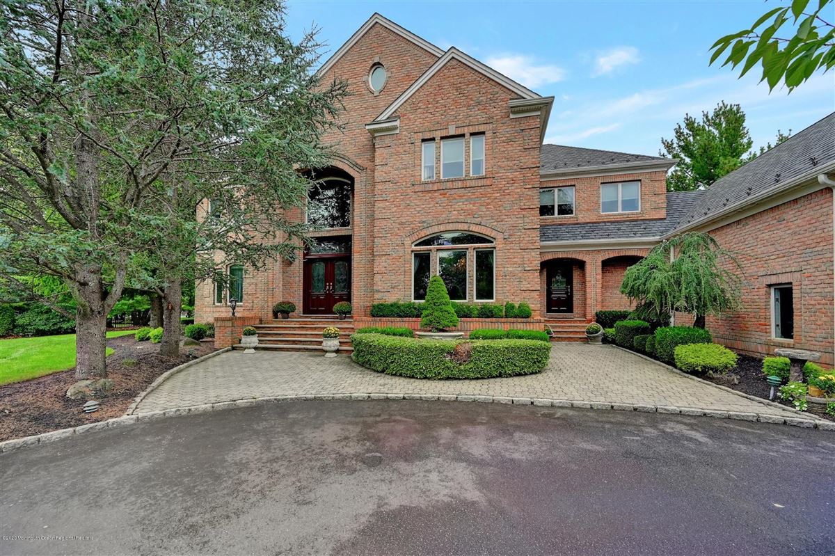 CUSTOM ALL BRICK COLONIAL New Jersey Luxury Homes Mansions For Sale