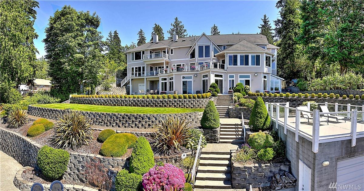 CUSTOM 12,500SF HOOD CANAL ESTATE Washington Luxury Homes Mansions