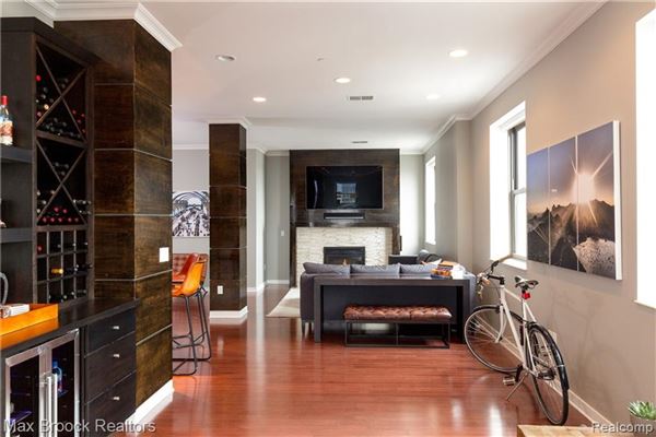 住在底特律市中心的豪华公寓 luxury homes