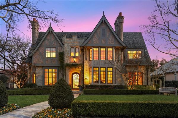 Three-story English Tudor In The French Streets Of Highland Park 