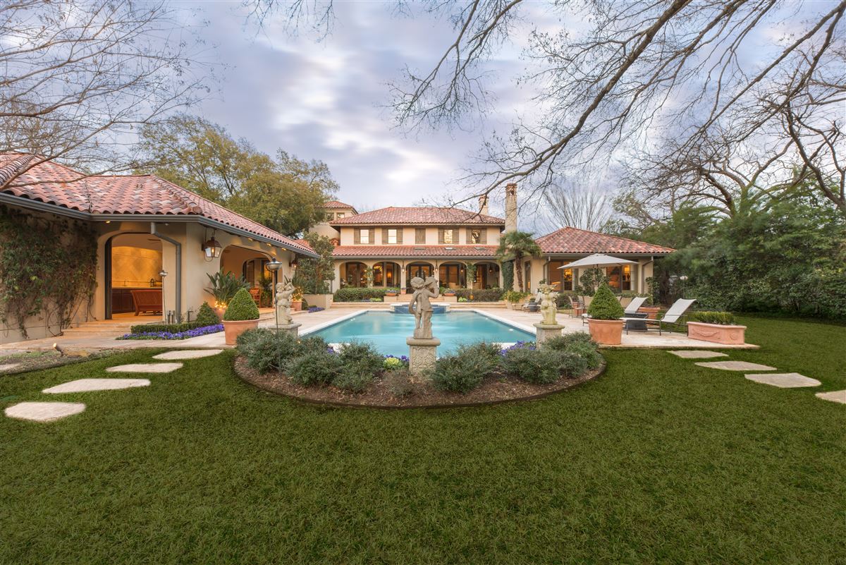 ONE ACRE MEDITERRANEAN RETREAT Texas Luxury Homes Mansions For Sale
