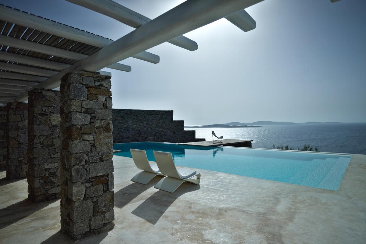 Luxury homes rental villa with amazing sea and sunset view