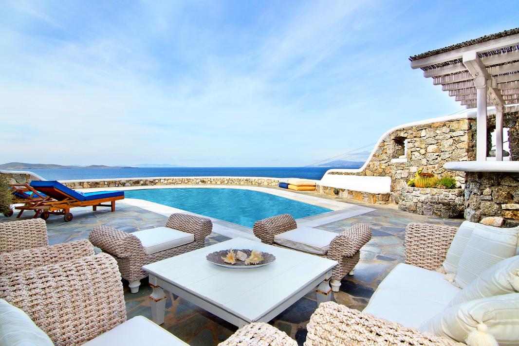 RENTAL VILLA WITH A VIEW IN MYKONOS  Greece Luxury Homes  