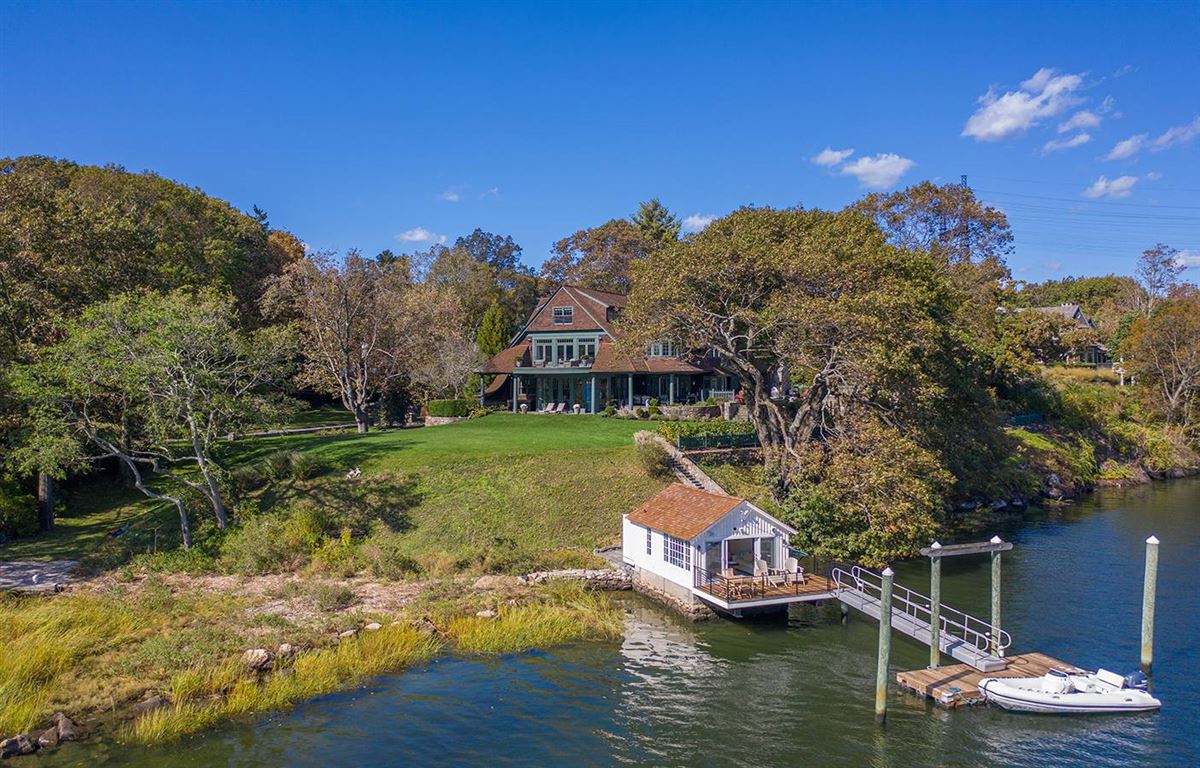 PEACEFUL WATERFRONT LIVING Connecticut Luxury Homes Mansions For