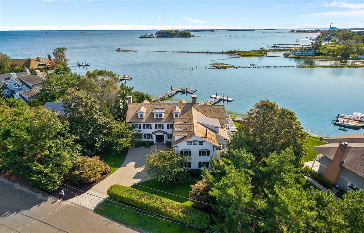 RARE WATERFRONT OFFERING ON A QUIET COVETED SAUGATUCK LOCATION Connecticut Luxury Homes