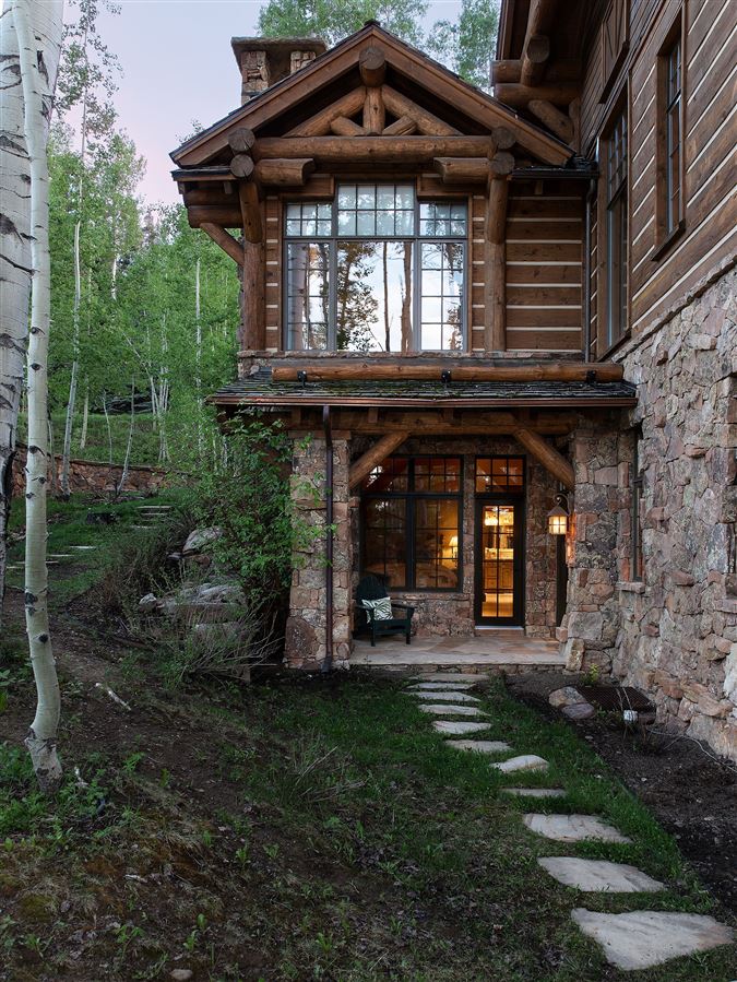 BEAUTIFUL BACHELOR GULCH HOME PERCHED ABOVE THE CHAIRLIFT Colorado Luxury Homes Mansions For