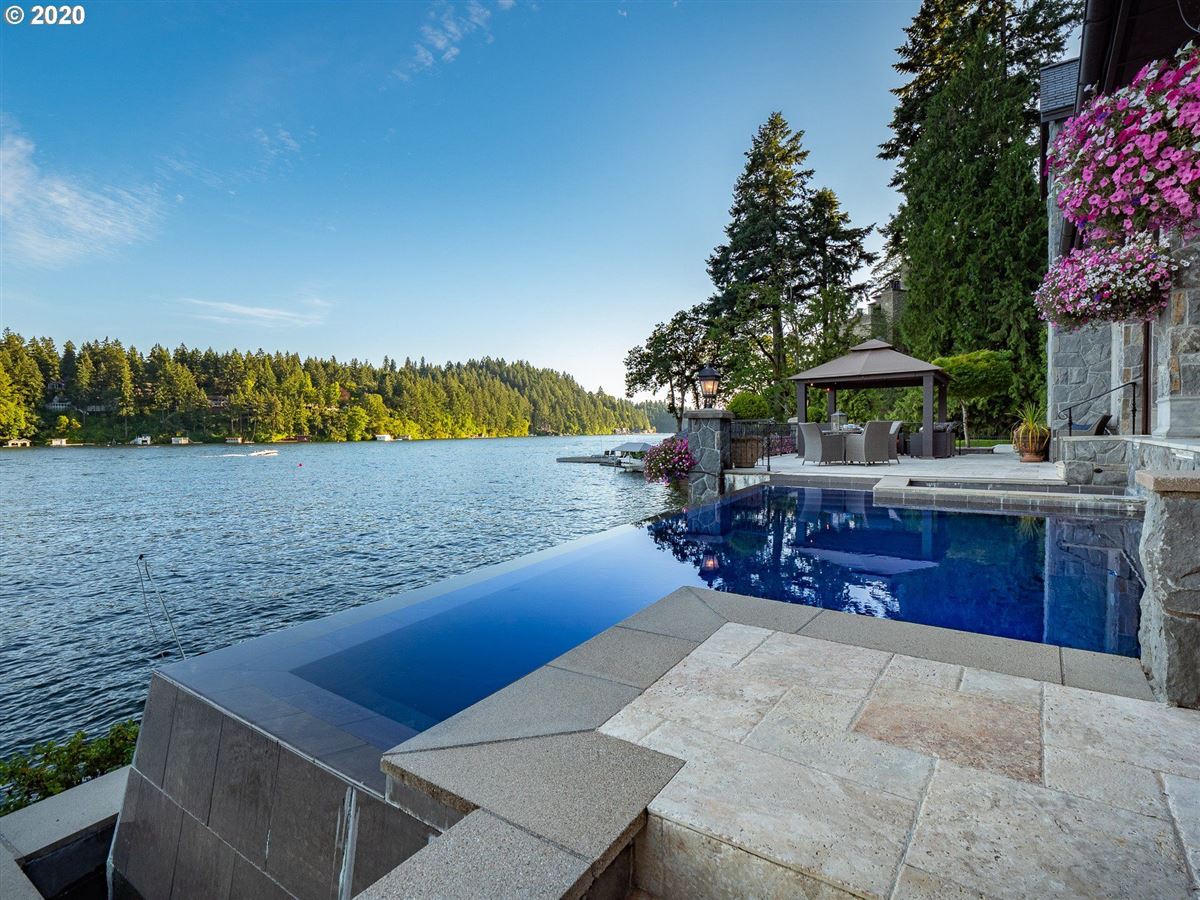 THE JEWEL OF LAKE OSWEGO Oregon Luxury Homes Mansions For Sale Luxury Portfolio