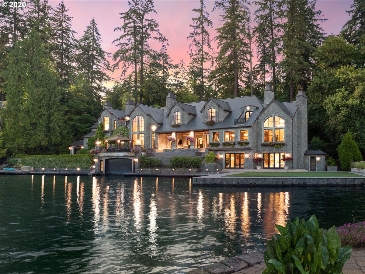 THE JEWEL OF LAKE OSWEGO Oregon Luxury Homes Mansions For Sale