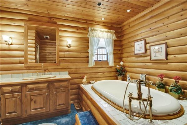 Luxury Log Home On 69 Exceptional Wooded Acres Pennsylvania