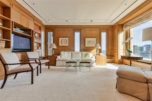 Premier Penthouse Atop Rowes Wharf Massachusetts Luxury Homes