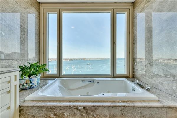 Premier Penthouse Atop Rowes Wharf Massachusetts Luxury Homes