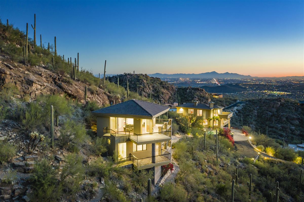 TOP OF THE WORLD VIEWS IN COVETED VENTANA CANYON MOUNTAIN ESTATES ...