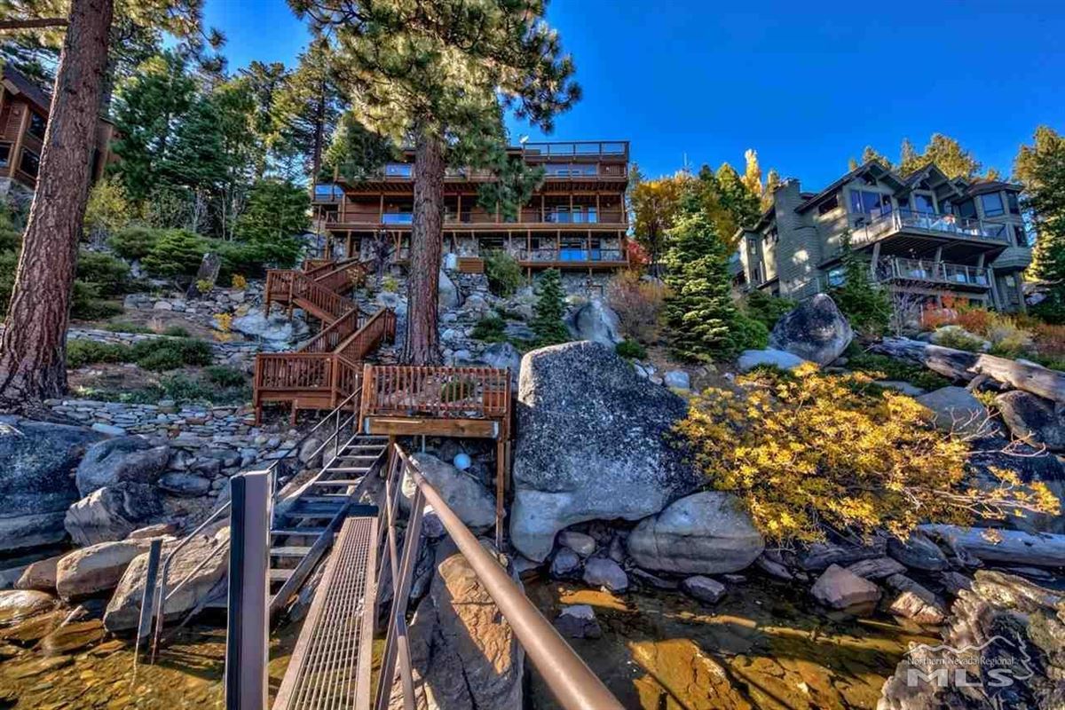 BEAUTIFUL LAKE TAHOE LAKEFRONT HOME Nevada Luxury Homes Mansions