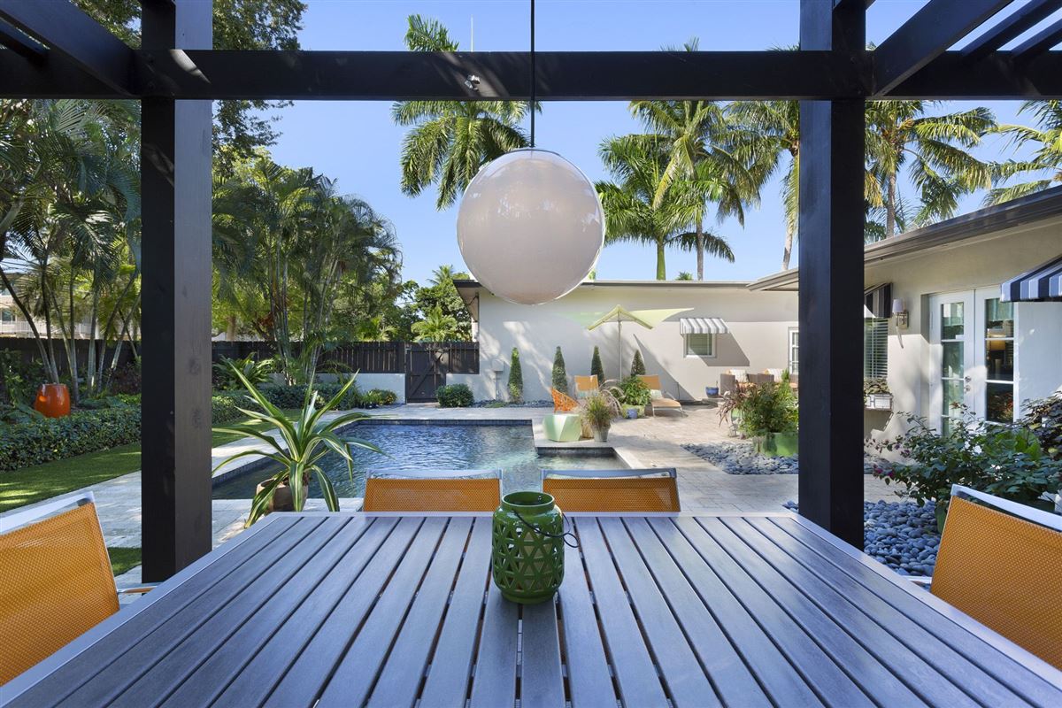 MIDCENTURY MODERN HOME IN FORT LAUDERDALE Florida Luxury Homes