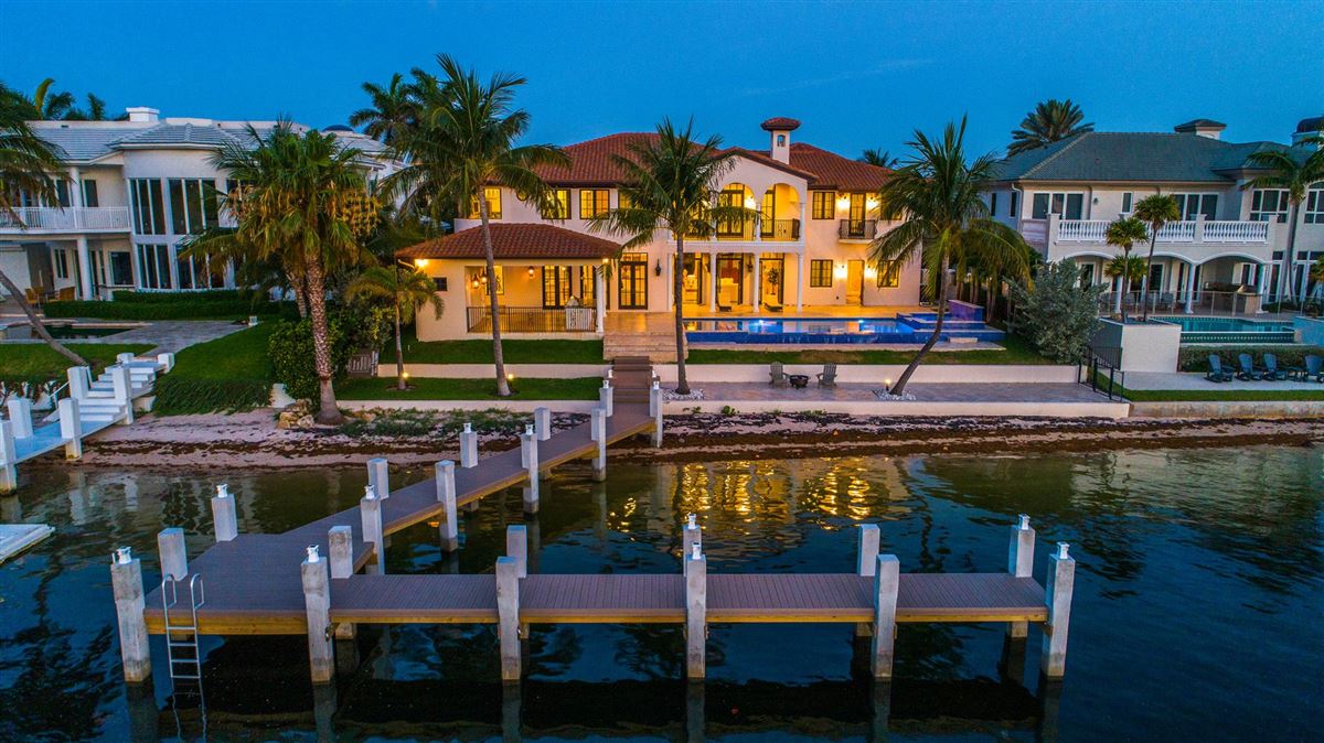 NEW LIGHTHOUSE POINT INTRACOASTAL ESTATE | Florida Luxury Homes ...