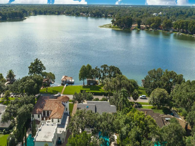 Dramatic Contemporary Lakefront Florida Luxury Homes Mansions For