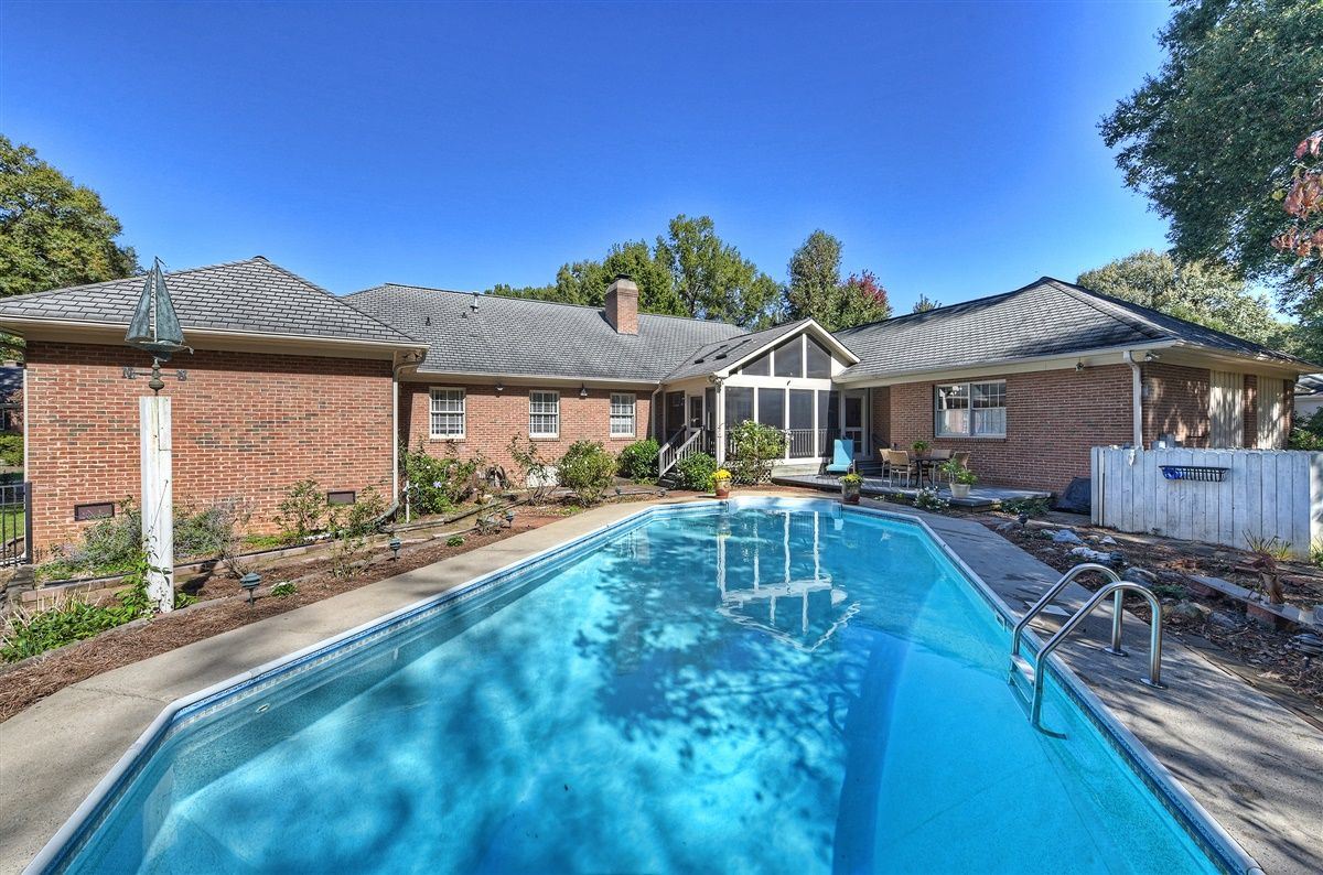 CLASSIC BRICK RANCH HOME North Carolina Luxury Homes Mansions For