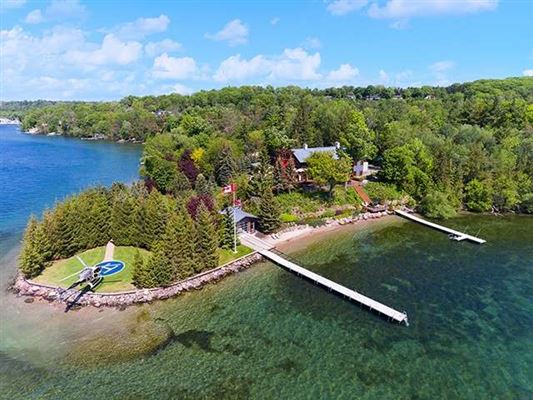 Spectacular Home On Kempenfelt Bay Ontario Luxury Homes