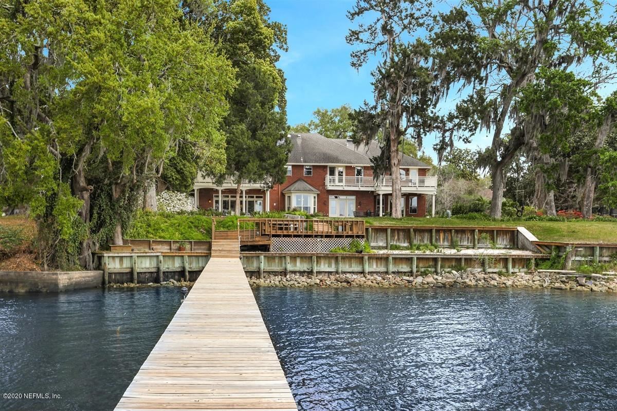 BRICK RIVERFRONT MANSION ON BLUFF OVERLOOKING ST JOHNS RIVER Florida