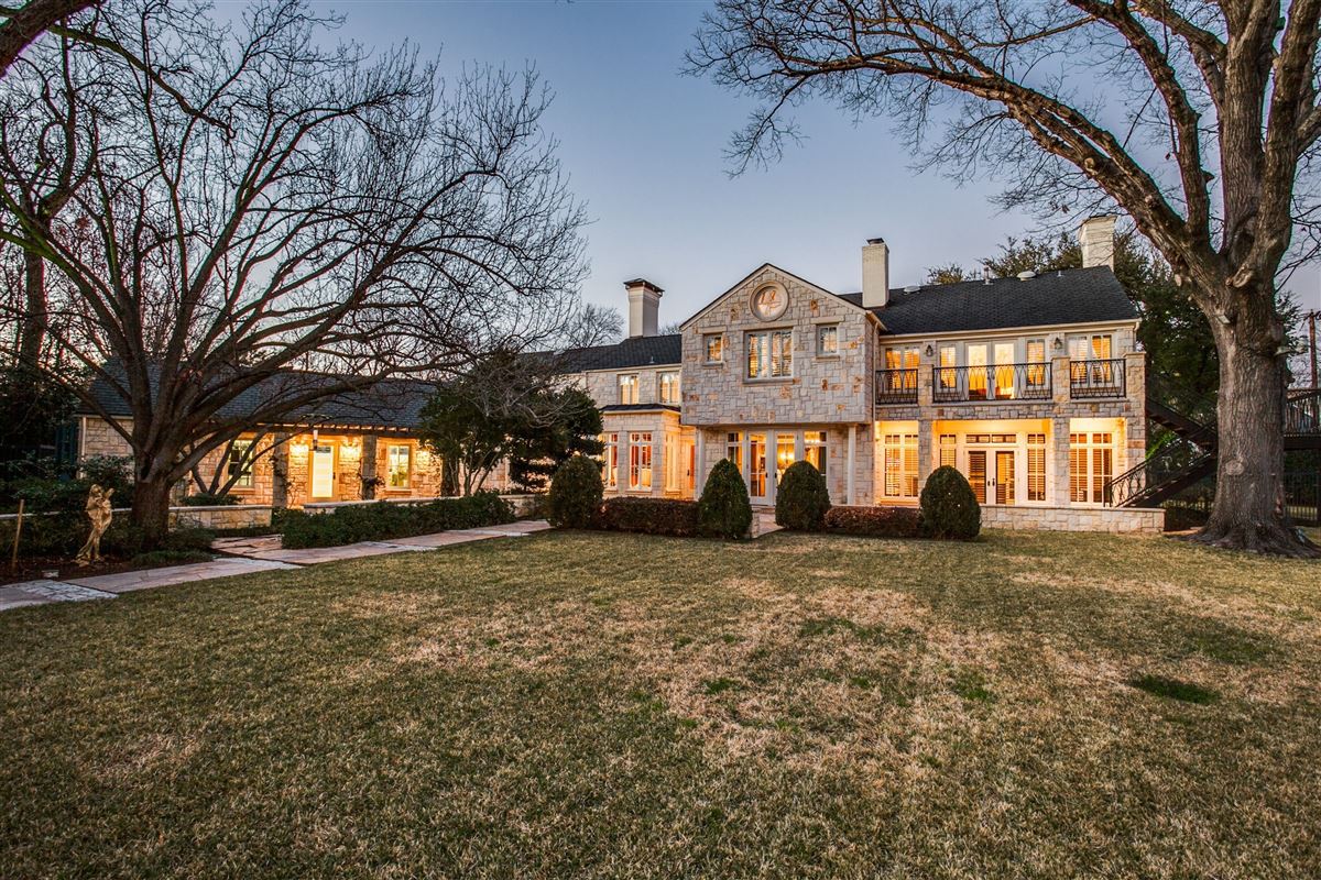 TIMELESS ELEGANCE IN OLD PRESTON HOLLOW Texas Luxury Homes Mansions