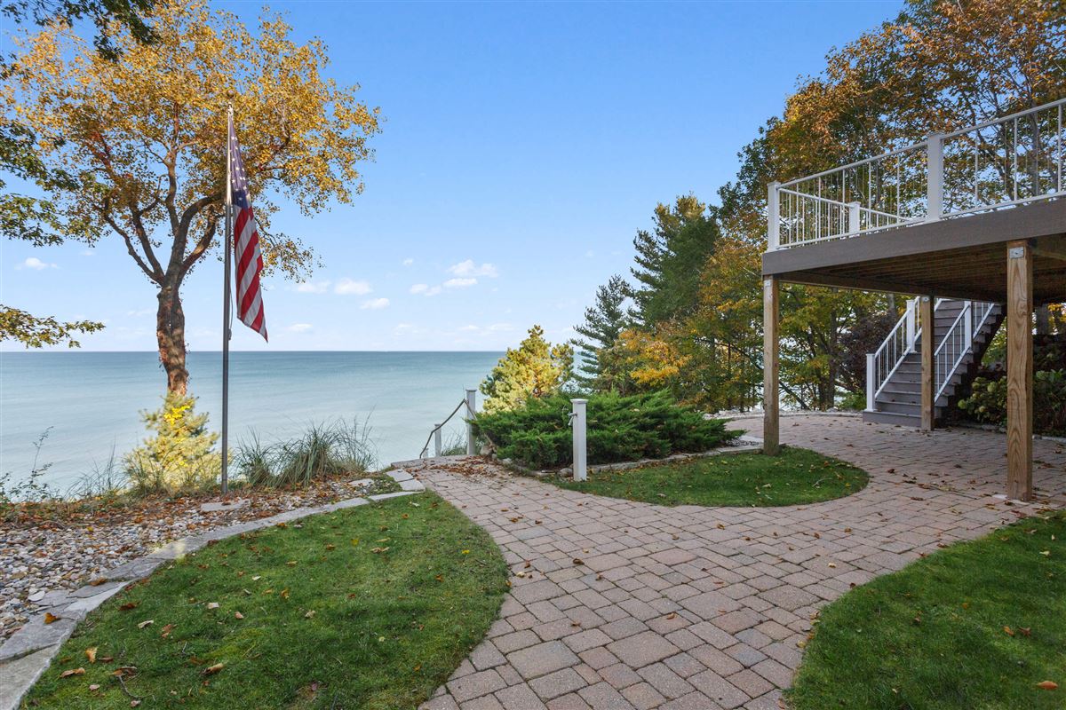 SPECTACULAR LAKE MICHIGAN HOME WITH SANDY BEACH Michigan Luxury Homes Mansions For Sale