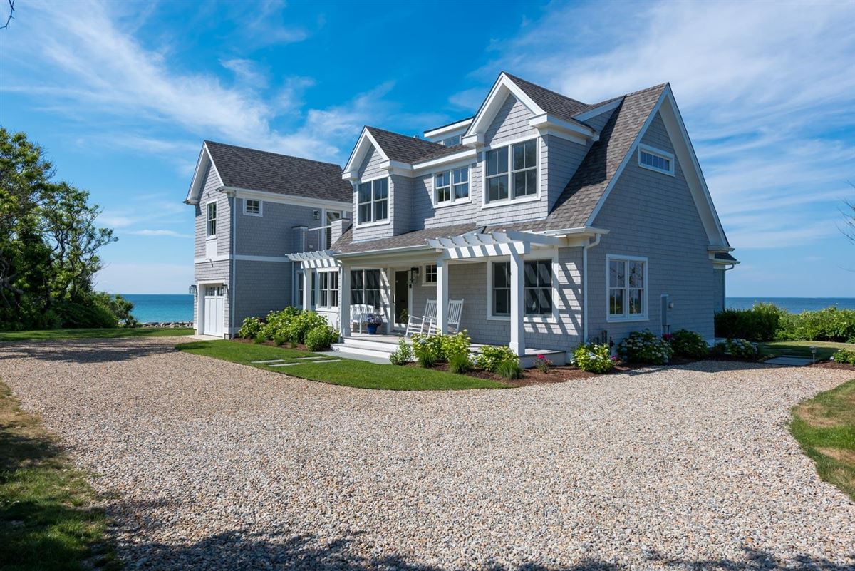 WATERFRONT HOME OVERLOOKING CAPE COD BAY Massachusetts Luxury Homes Mansions For Sale