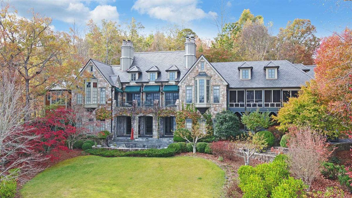 GRAND STONE MANOR ON LAKE BURTON Luxury Homes Mansions For