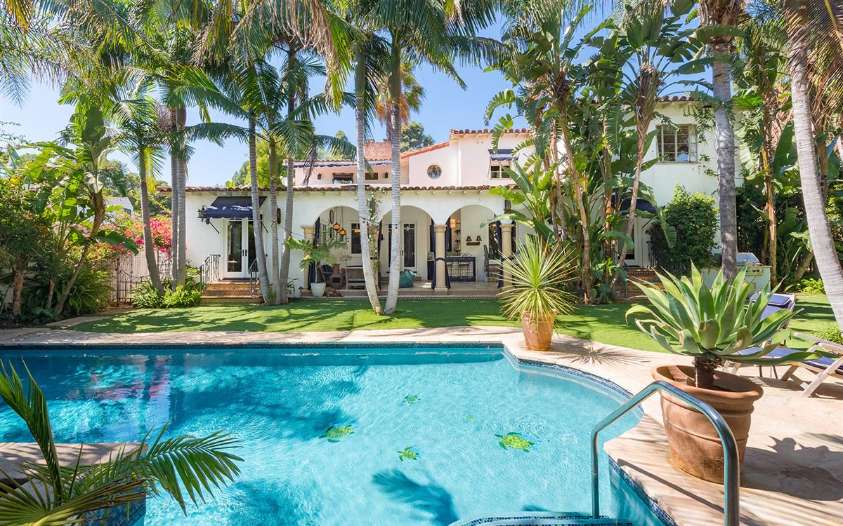 SPANISH REVIVAL HOME IN LOS FELIZ California Luxury Homes Mansions