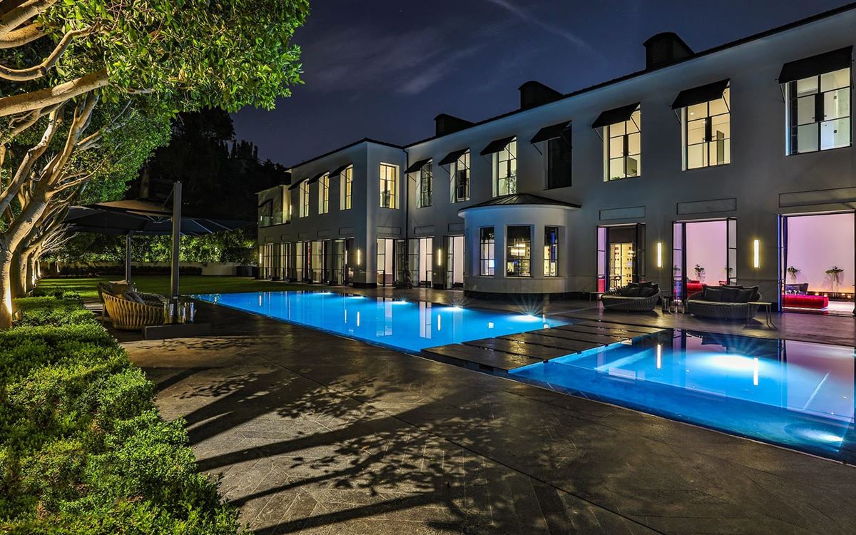 BEL AIR'S LATEST MASTERPIECE California Luxury Homes Mansions For