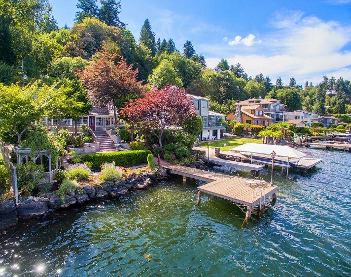 CHARMING VINTAGE HOME ON LAKE WASHINGTON | Washington Luxury Homes ...