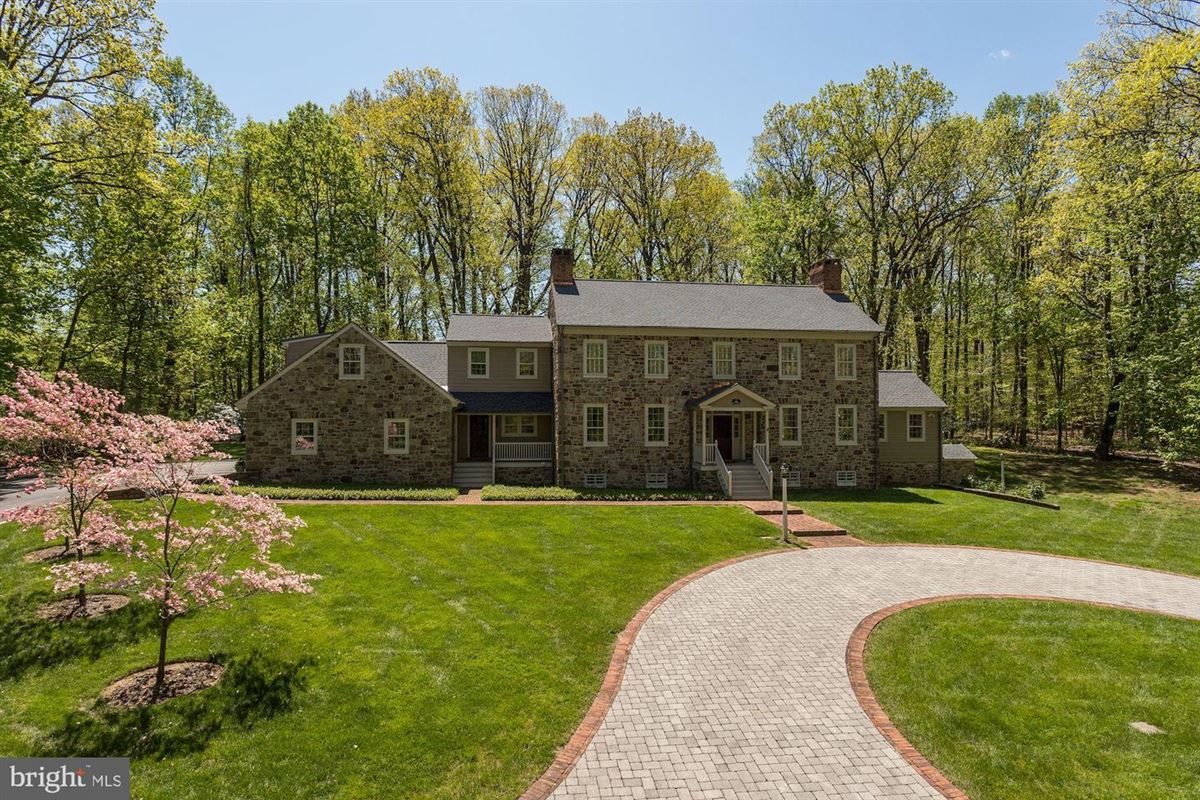 EXTRAORDINARY GATED STONE AND CEDAR ESTATE Maryland Luxury Homes