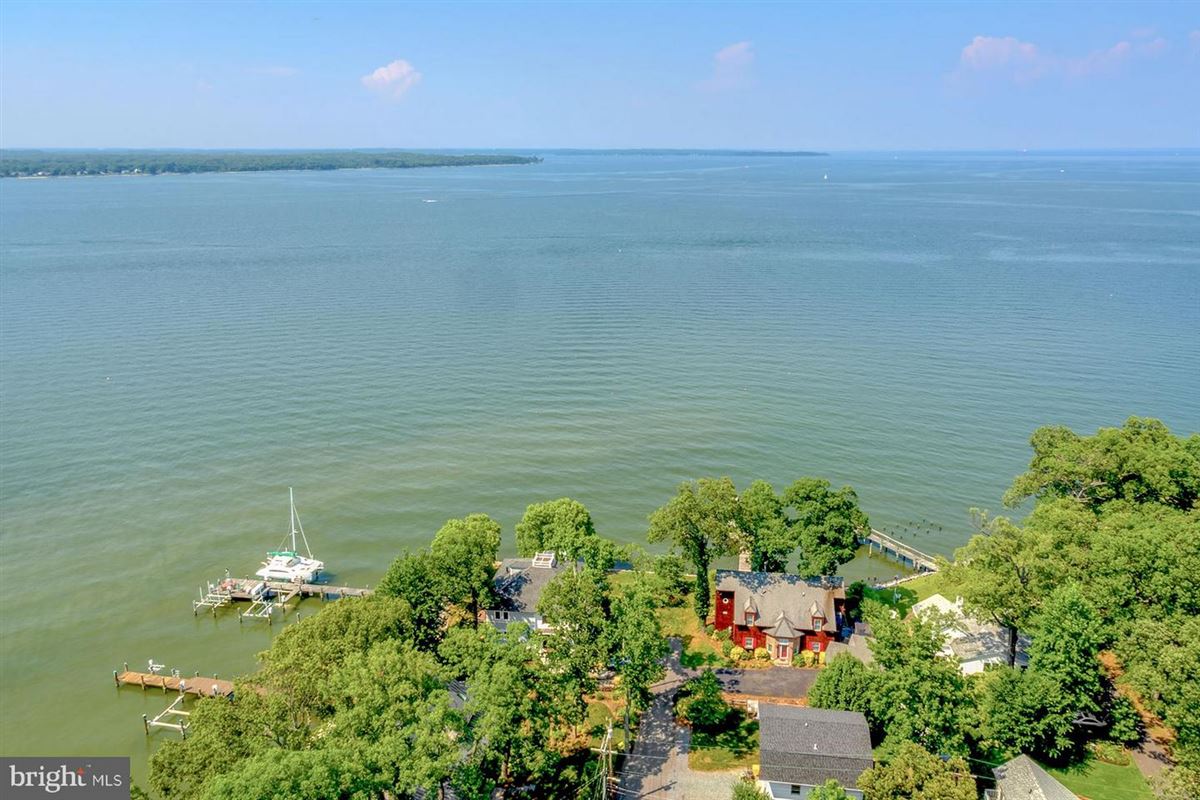 CHESAPEAKE BAY WATERFRONT HOME IN SHADY SIDE Maryland Luxury Homes Mansions For Sale