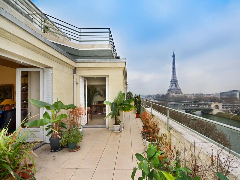 Penthouse With Panoramic Eiffel Tower Views Paris, France MLS