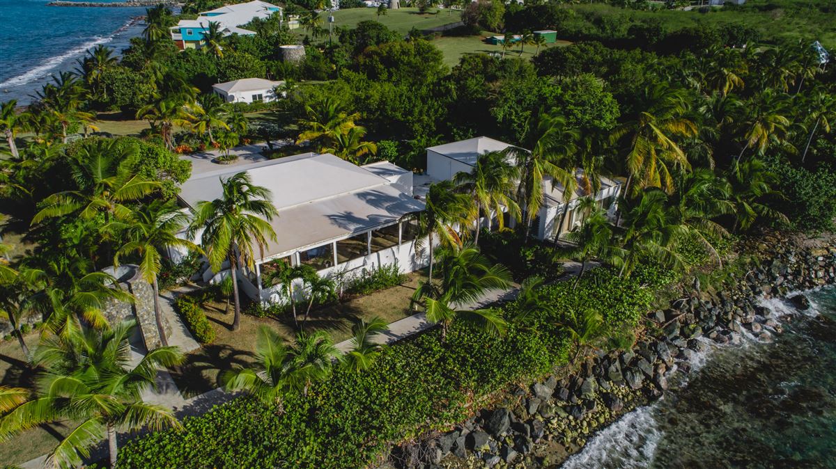 PYRAMID POINT, AN ARCHITECTURAL TOUR DE FORCE COMMANDING A PRIVATE PENINSULA ON ST. CROIX US